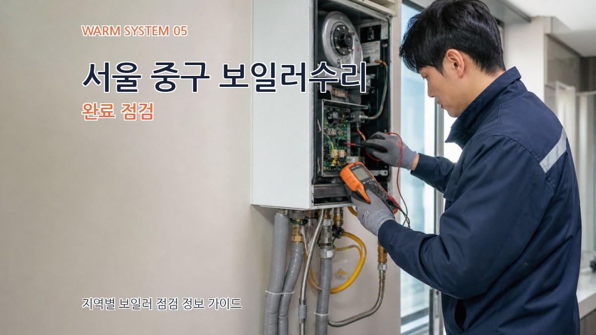서울 중구 보일러수리 완료 점검
