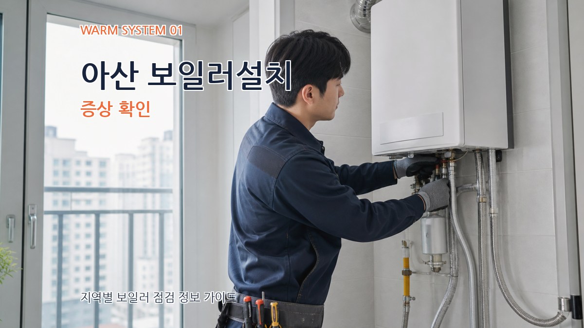 아산 보일러설치