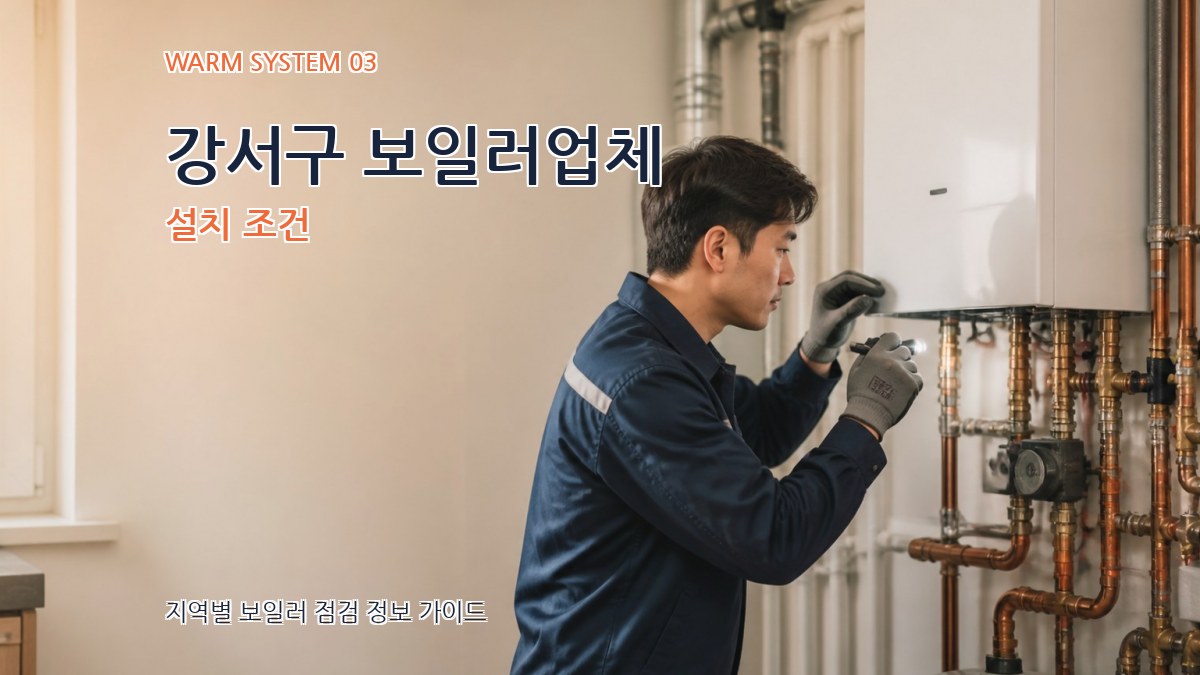 강서구 보일러업체 설치 조건