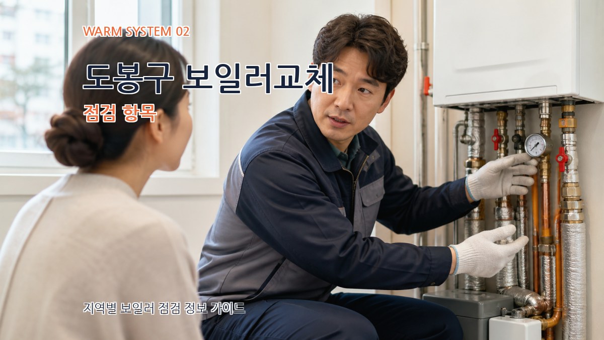 도봉구 보일러교체 점검 항목