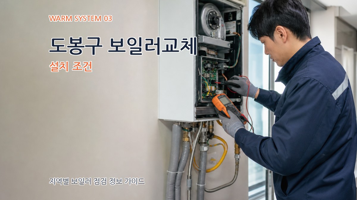 도봉구 보일러교체 설치 조건