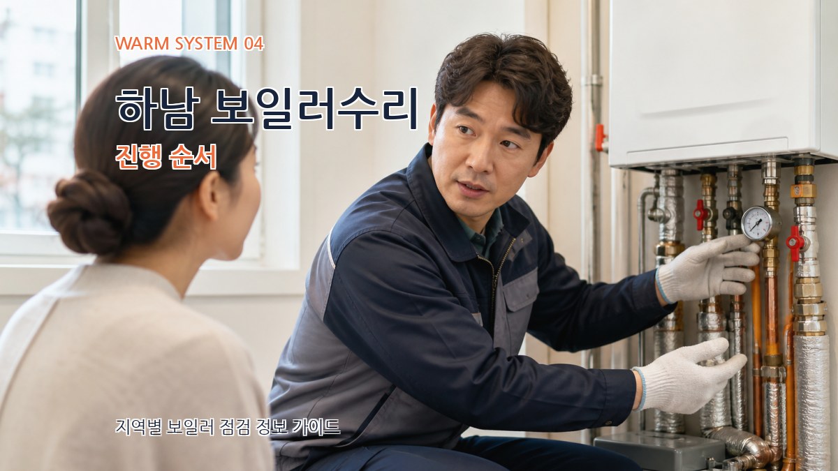 하남 보일러수리 진행 순서