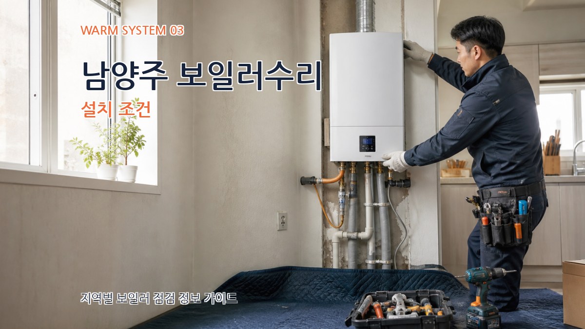 남양주 보일러수리 설치 조건