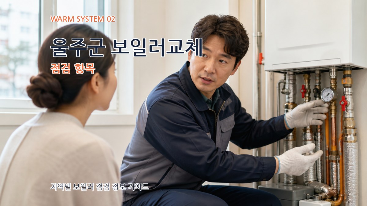 울주군 보일러교체 점검 항목