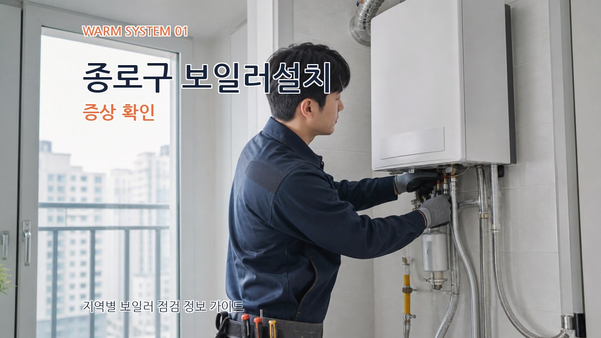 종로구 보일러설치