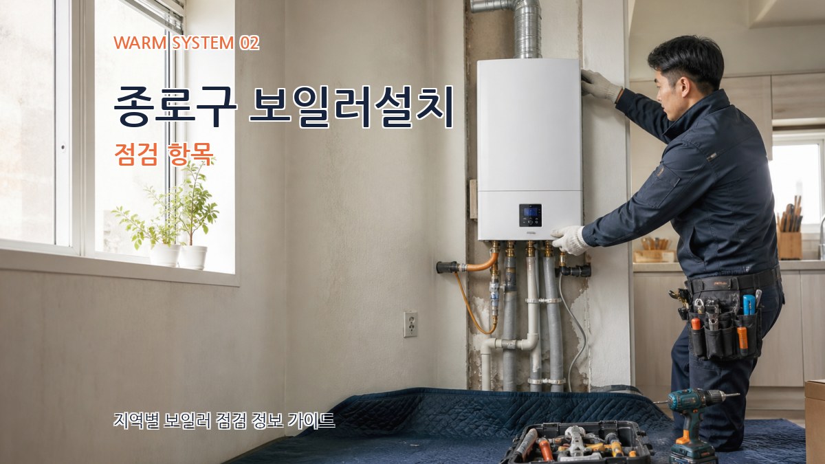 종로구 보일러설치 점검 항목