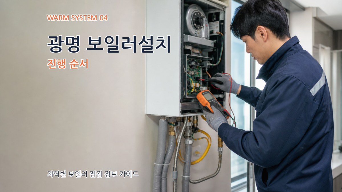 광명 보일러설치 진행 순서