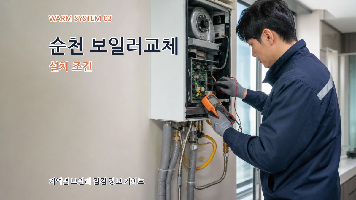 순천 보일러교체 설치 조건