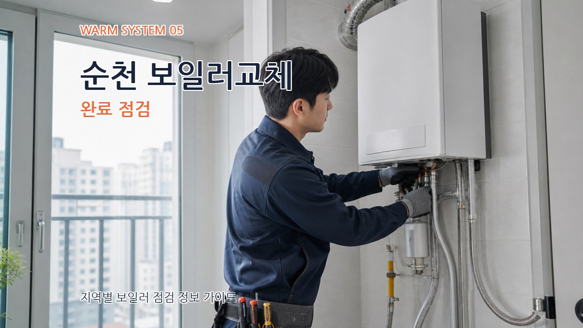 순천 보일러교체 완료 점검