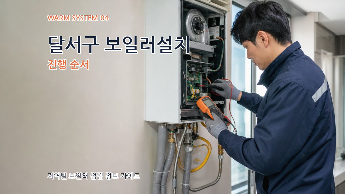 달서구 보일러설치 진행 순서