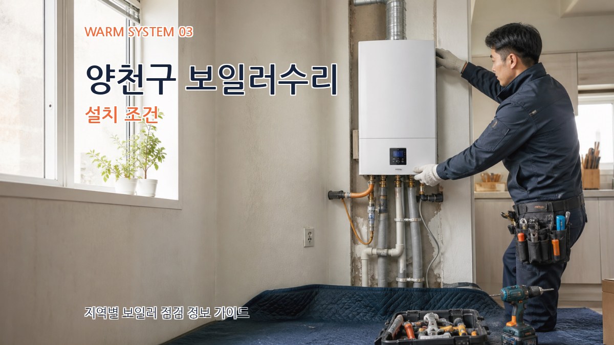 양천구 보일러수리 설치 조건