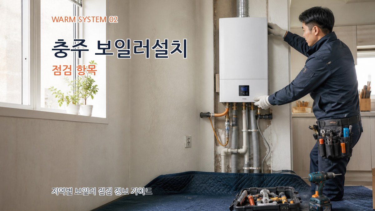 충주 보일러설치 점검 항목