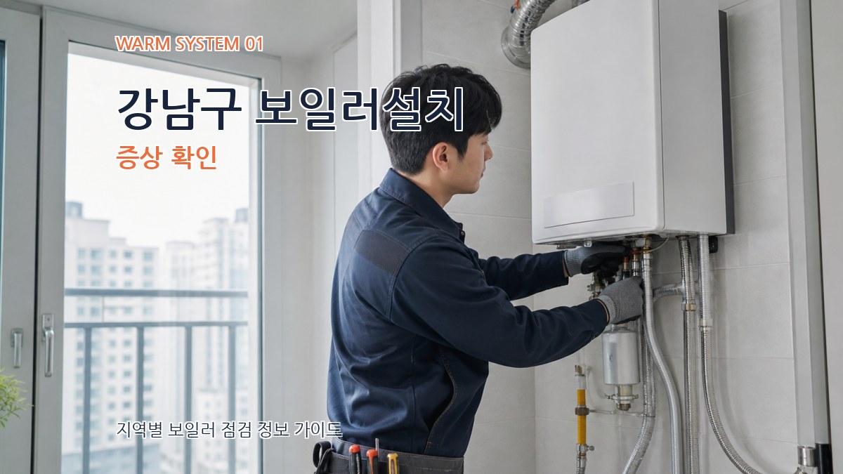 강남구 보일러설치