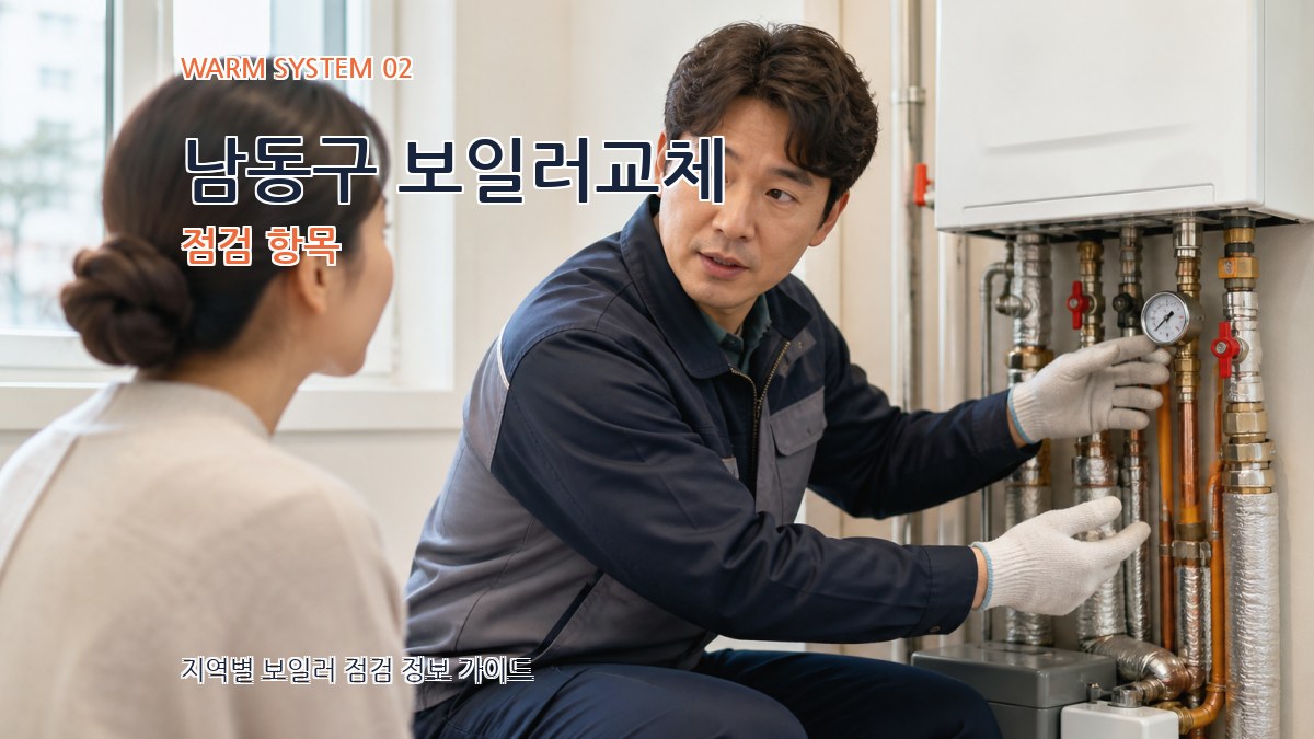 남동구 보일러교체 점검 항목