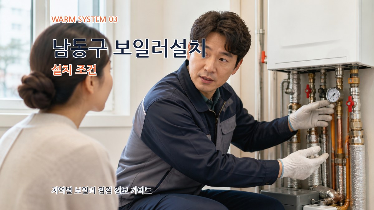 남동구 보일러설치 설치 조건