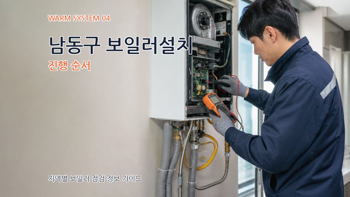남동구 보일러설치 진행 순서