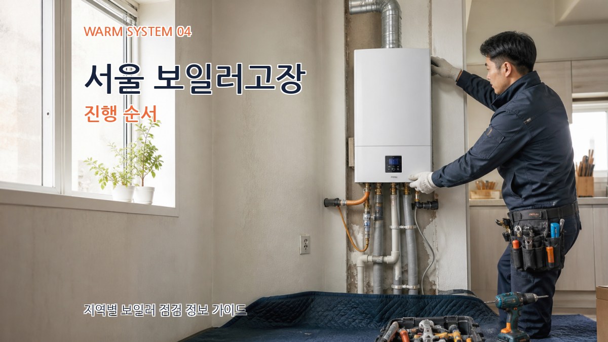 서울 보일러고장 진행 순서