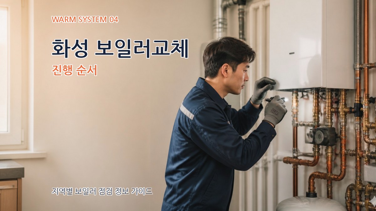 화성 보일러교체 진행 순서