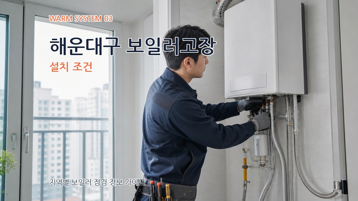 해운대구 보일러고장 설치 조건
