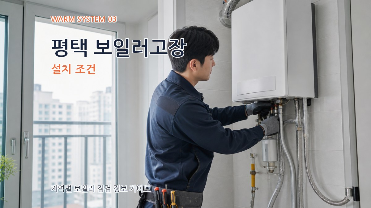 평택 보일러고장 설치 조건