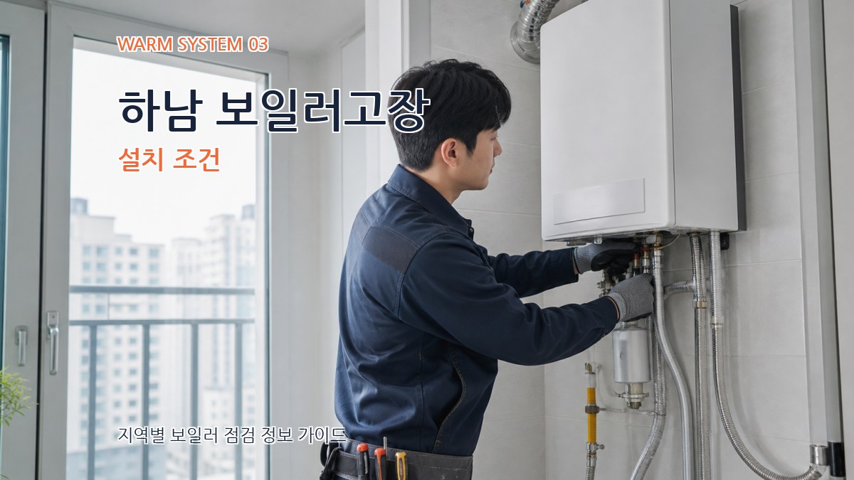 하남 보일러고장 설치 조건