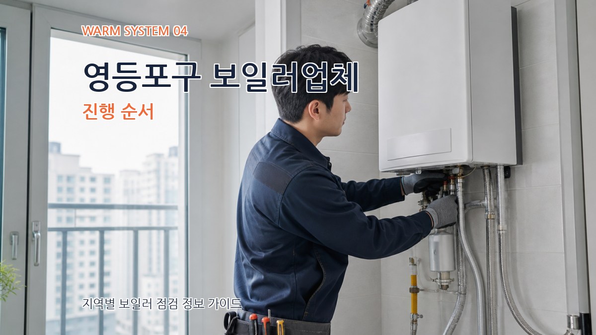 영등포구 보일러업체 진행 순서