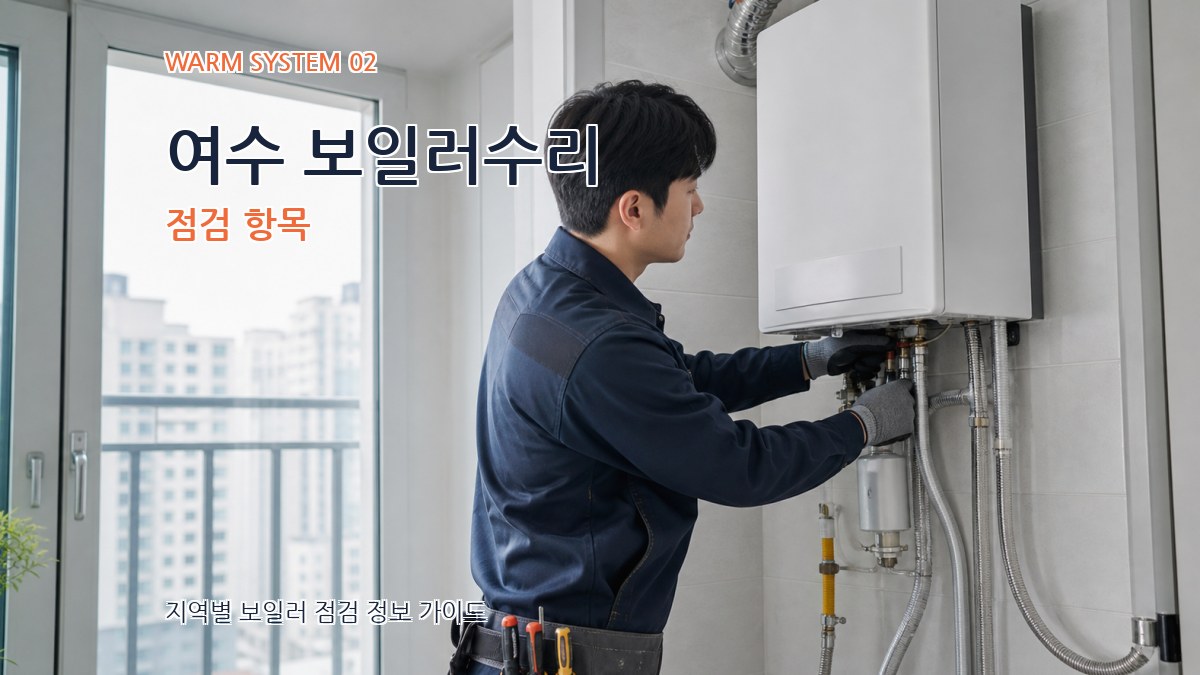 여수 보일러수리 점검 항목