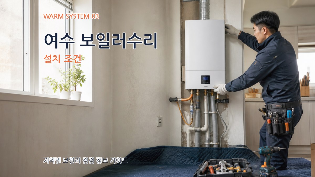 여수 보일러수리 설치 조건