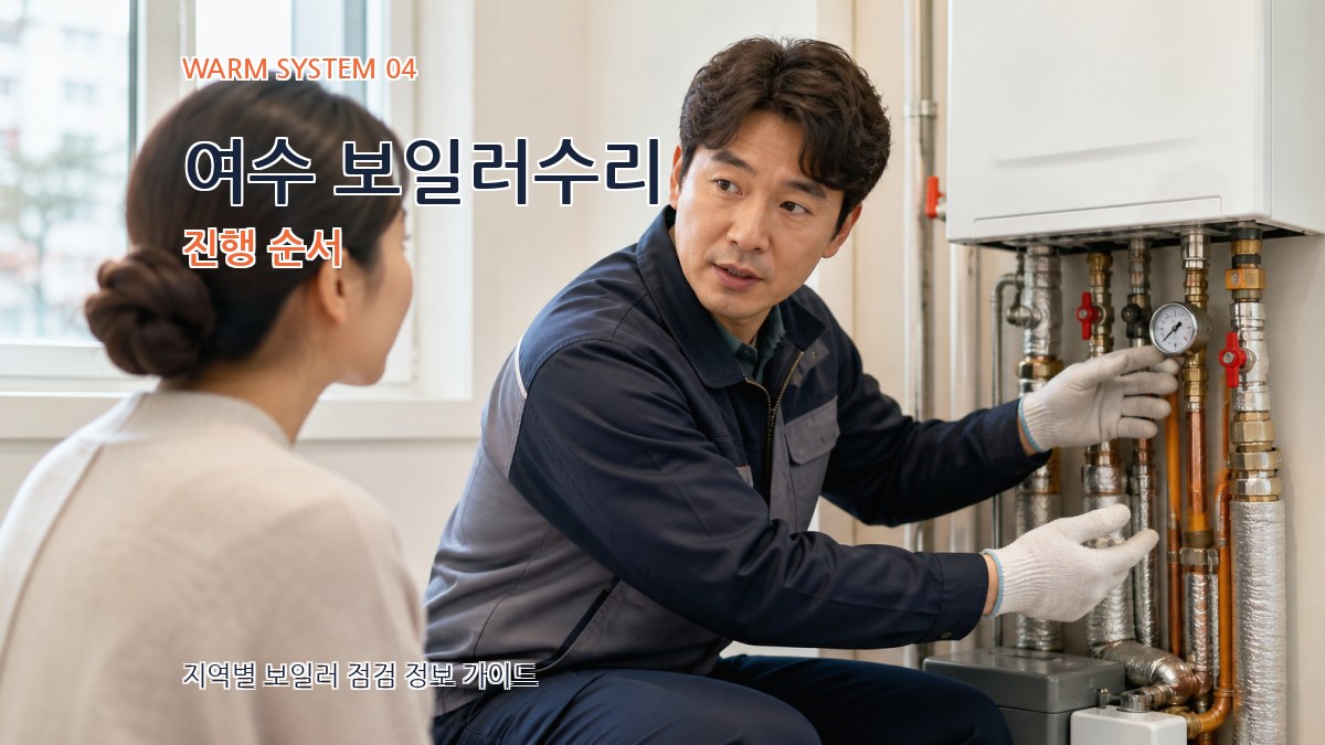 여수 보일러수리 진행 순서