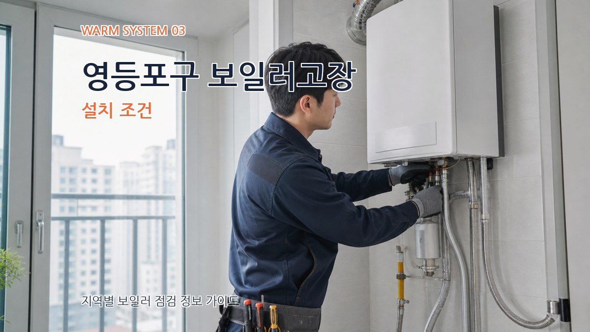 영등포구 보일러고장 설치 조건