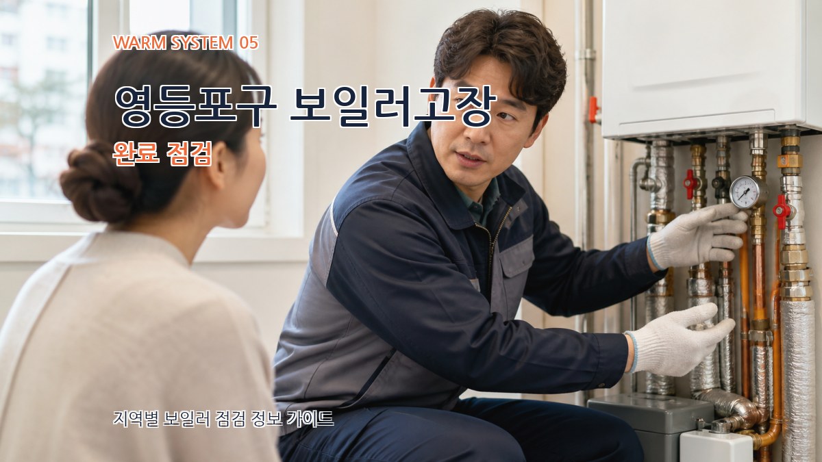 영등포구 보일러고장 완료 점검