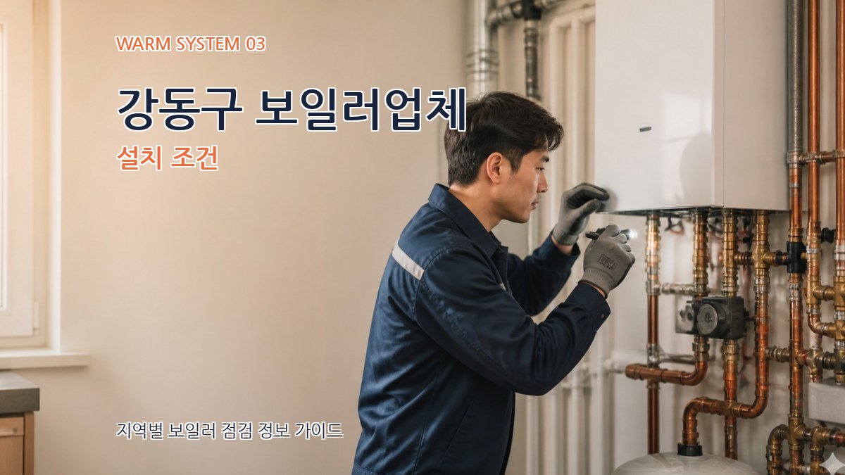 강동구 보일러업체 설치 조건