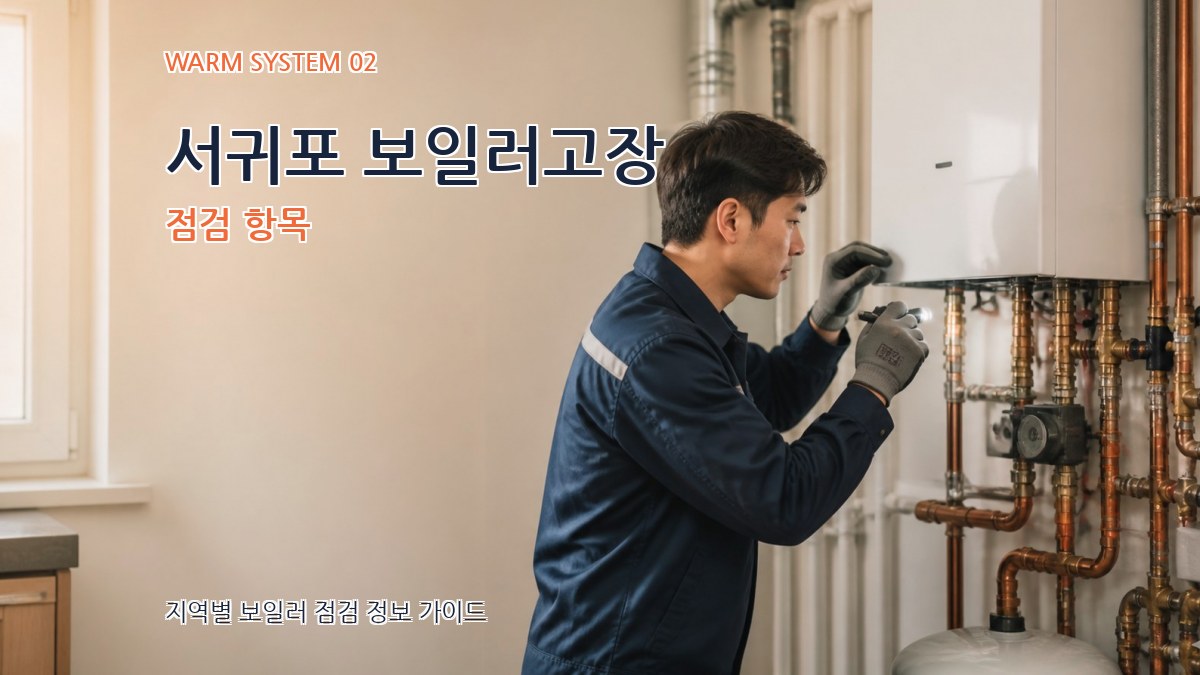 서귀포 보일러고장 점검 항목