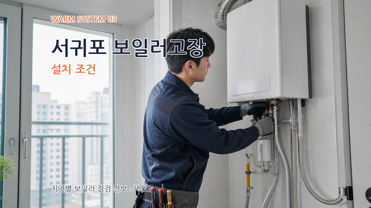 서귀포 보일러고장 설치 조건