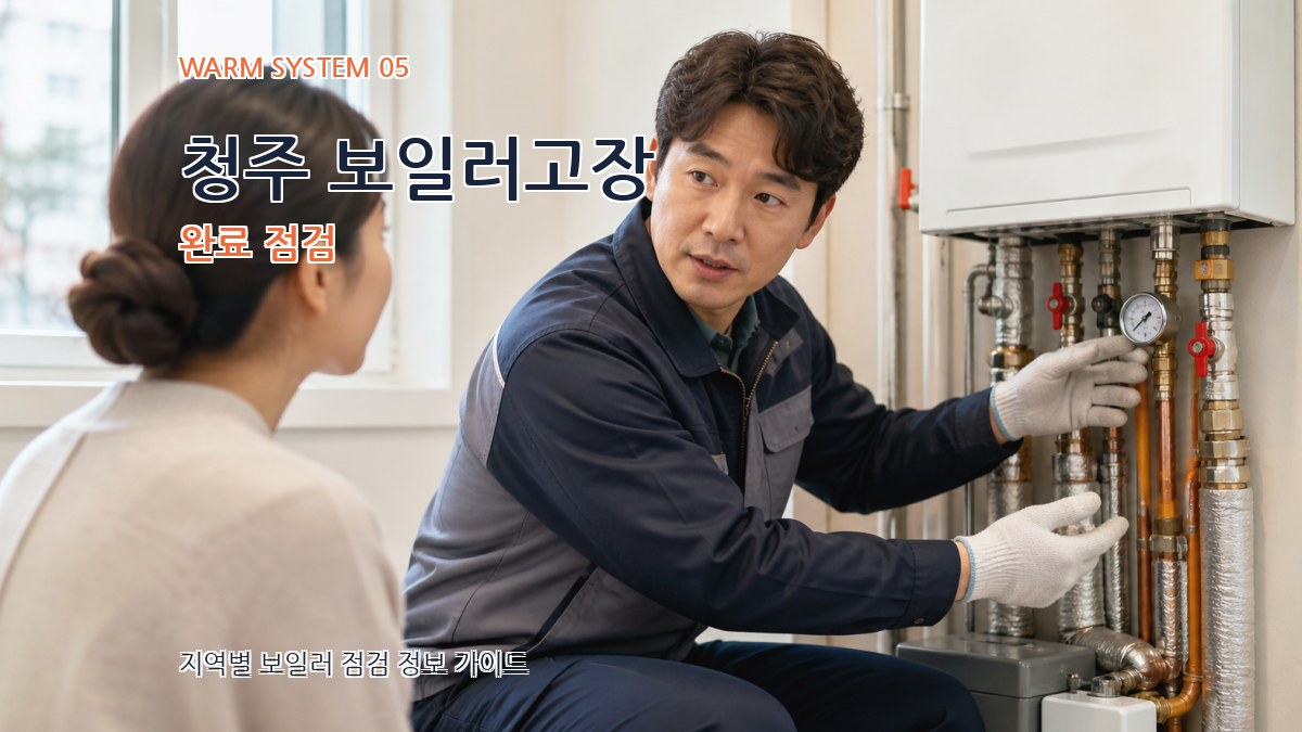 청주 보일러고장 완료 점검