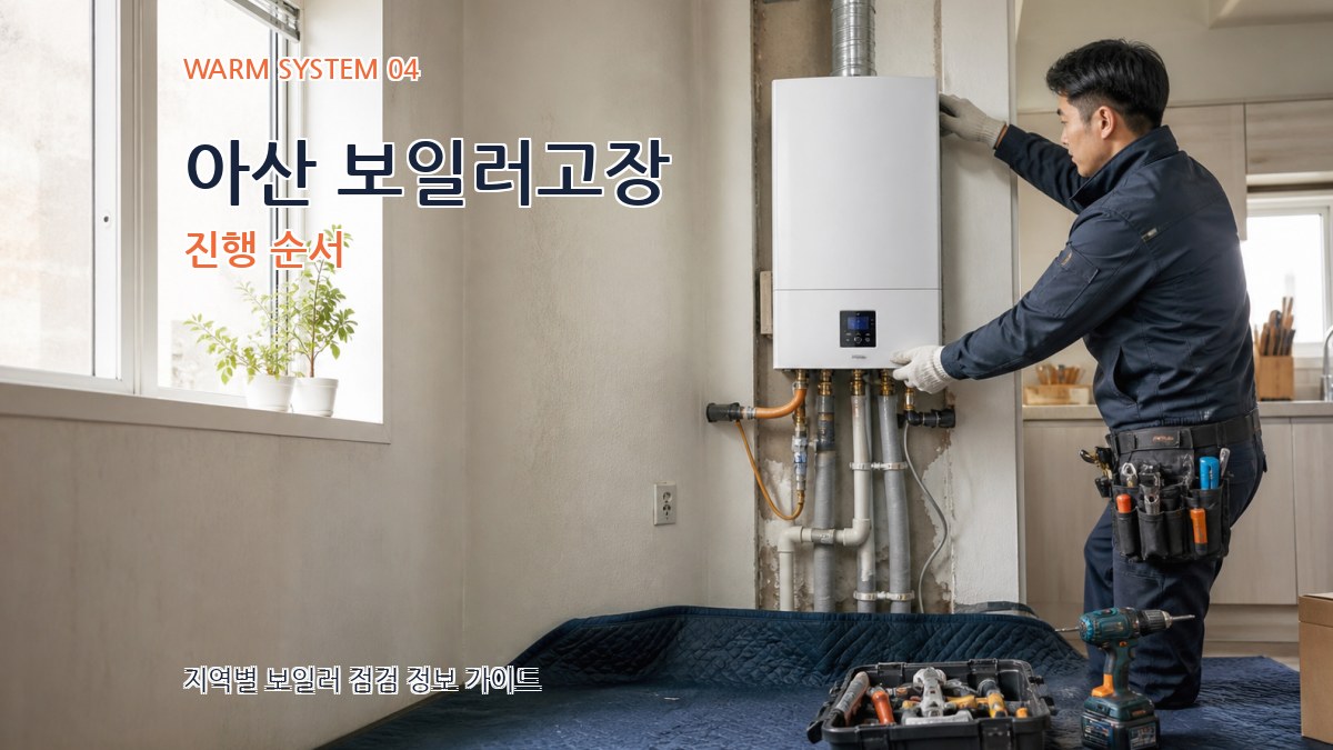 아산 보일러고장 진행 순서