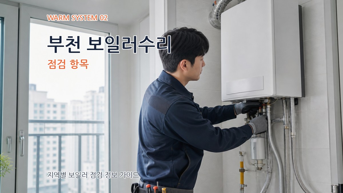 부천 보일러수리 점검 항목