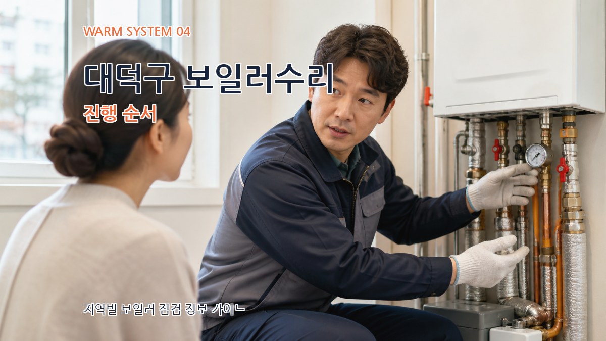 대덕구 보일러수리 진행 순서