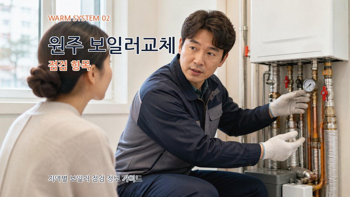 원주 보일러교체 점검 항목