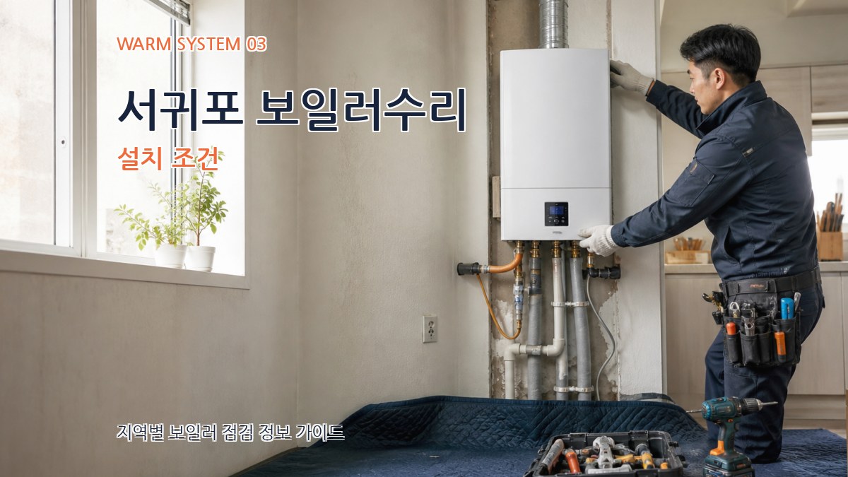 서귀포 보일러수리 설치 조건