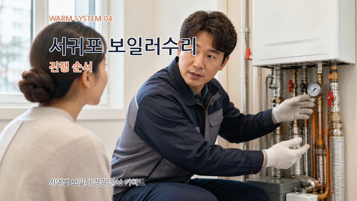 서귀포 보일러수리 진행 순서