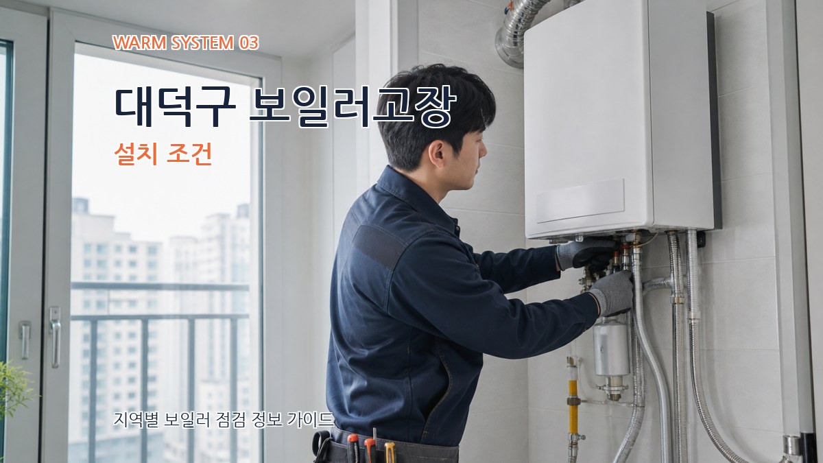 대덕구 보일러고장 설치 조건