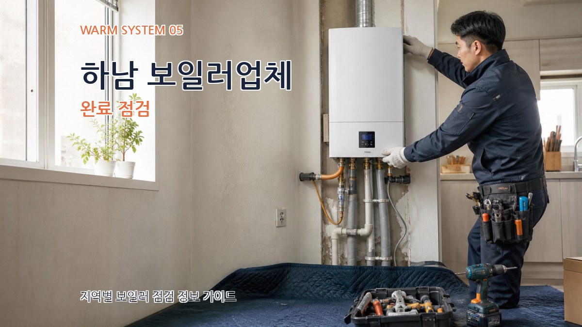 하남 보일러업체 완료 점검