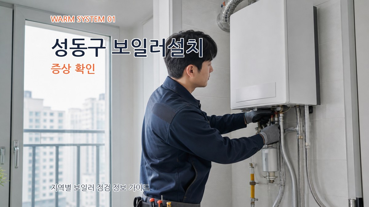 성동구 보일러설치