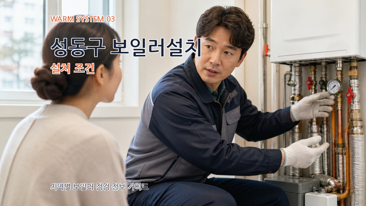 성동구 보일러설치 설치 조건