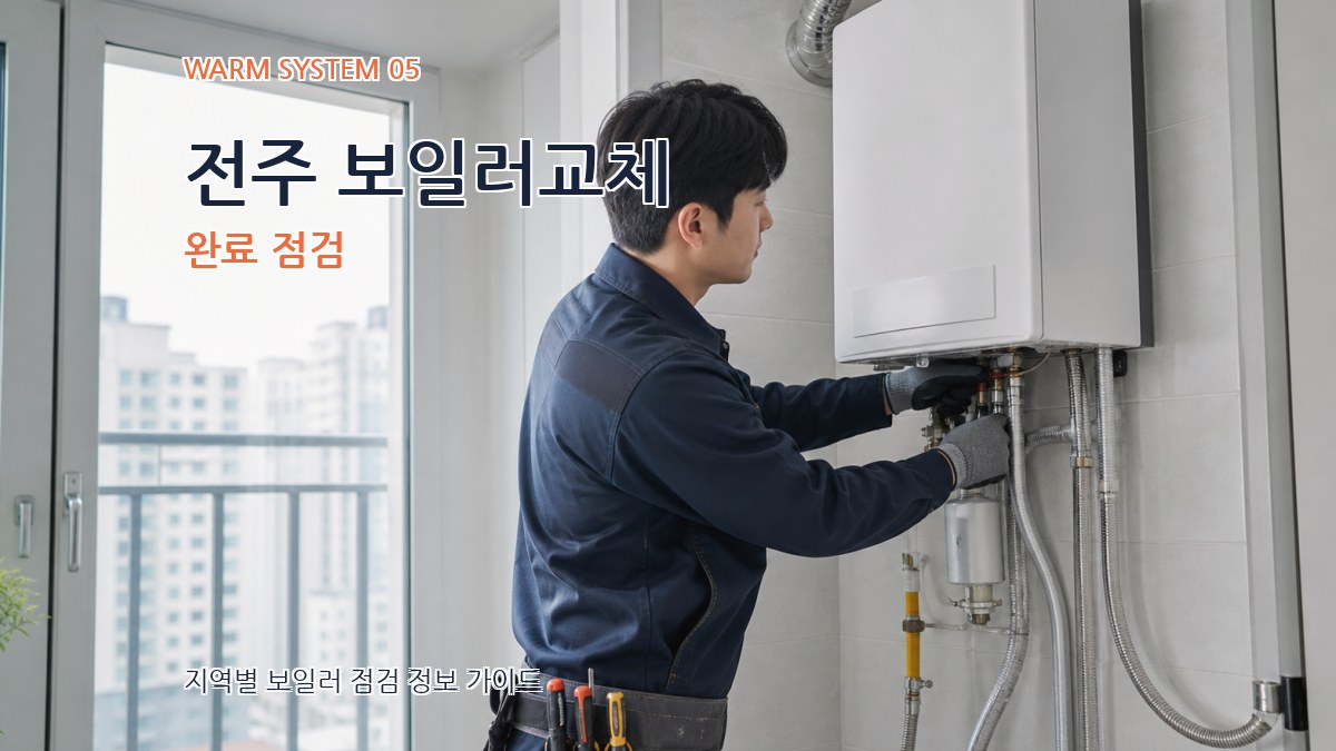 전주 보일러교체 완료 점검
