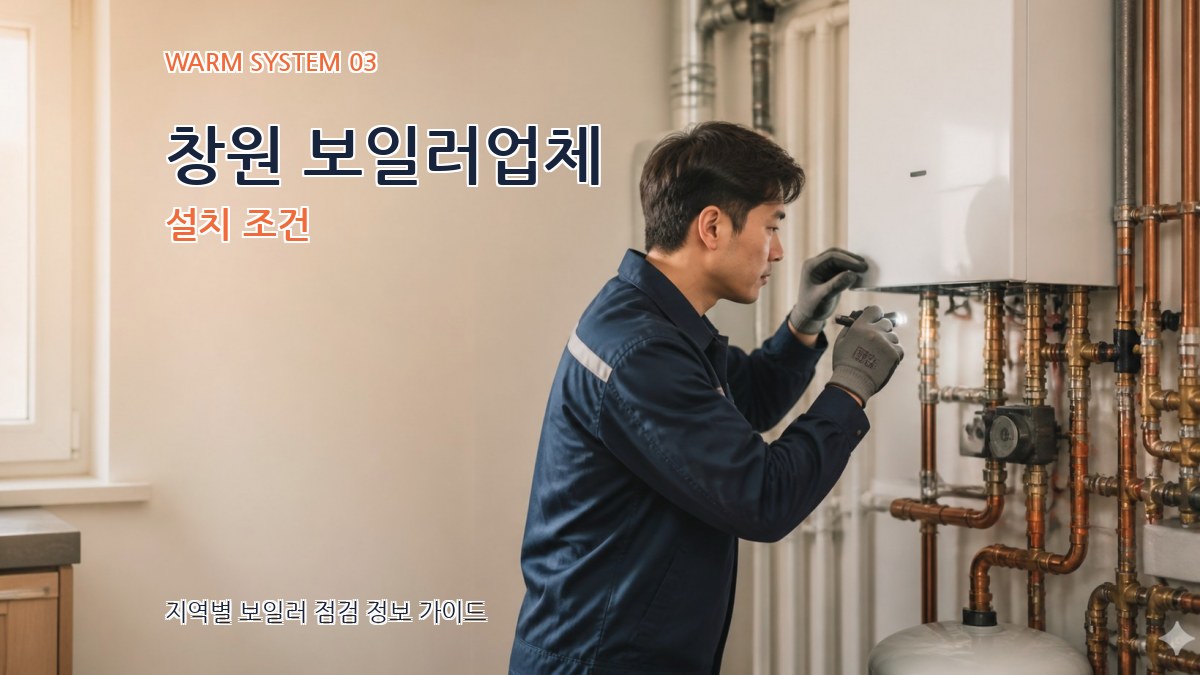창원 보일러업체 설치 조건
