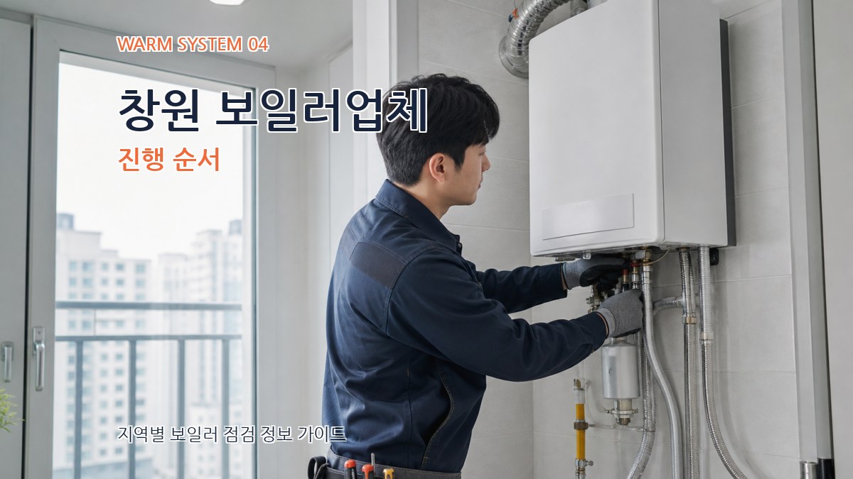 창원 보일러업체 진행 순서