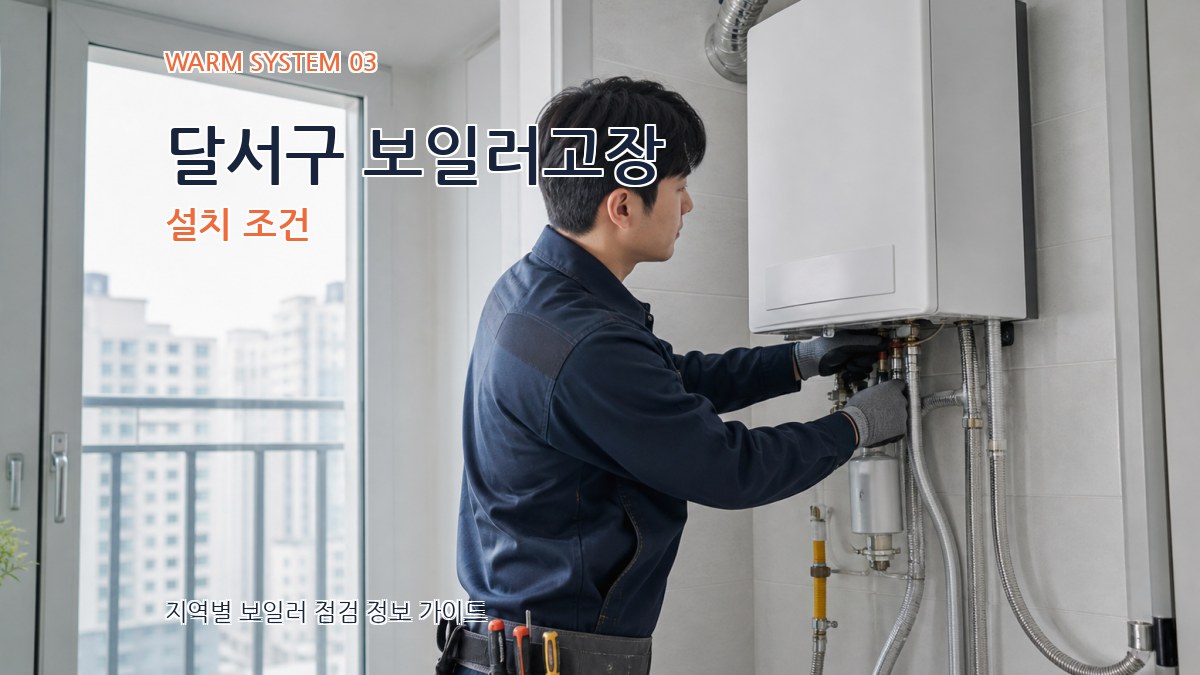 달서구 보일러고장 설치 조건
