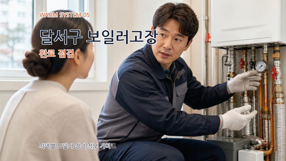 달서구 보일러고장 완료 점검